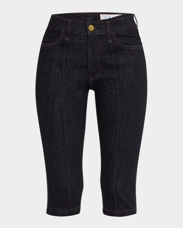 Flexi Kit Mid-Rise Capri Jeans